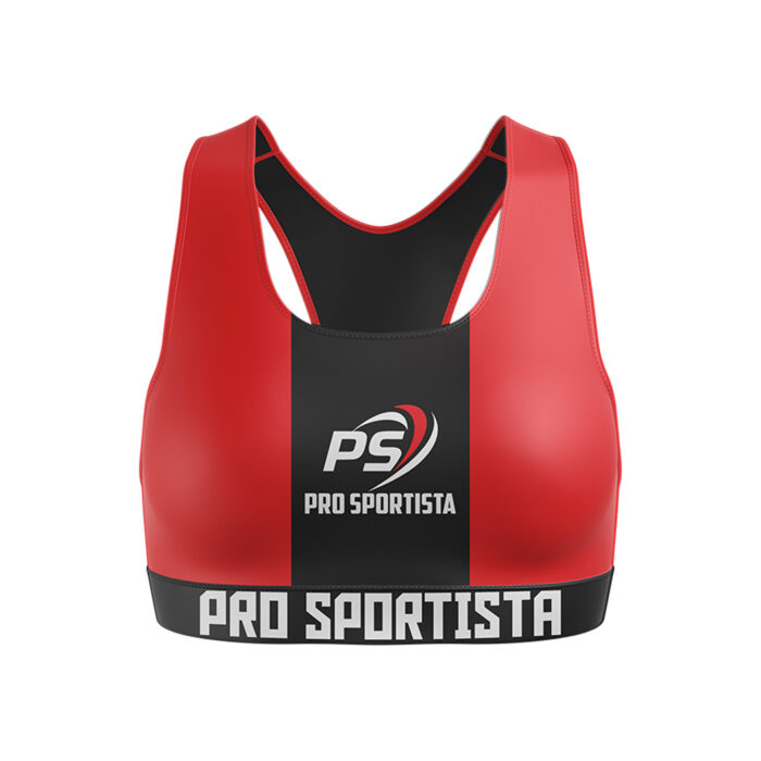 Comfortable sublimated sports bra