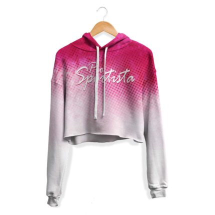 Gradient Crop Top Hoodie