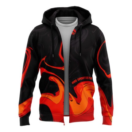 Sublimated Zip Up Hoodie