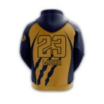 100% polyester fleece sublimation printing custom team hoodies