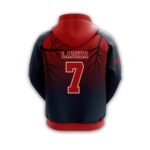 100% polyester fleece sublimation printing custom team hoodies