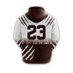 100% polyester fleece sublimation printing custom team hoodies